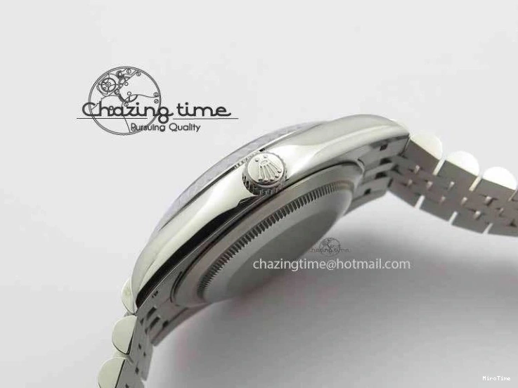 MiroTime 0514 EasyCare DateJust II 41mm BP Maker Best Edition White MOP Diamonds Dial On New Version Jubilee Bracelet A 3625